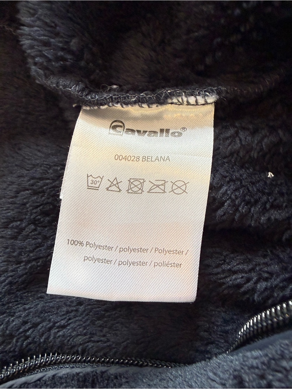 Cavallo Belana Faux Fur Equestrian Riding Gilet Vest Blue - Size EU 36 / US S - Picture 10 of 12